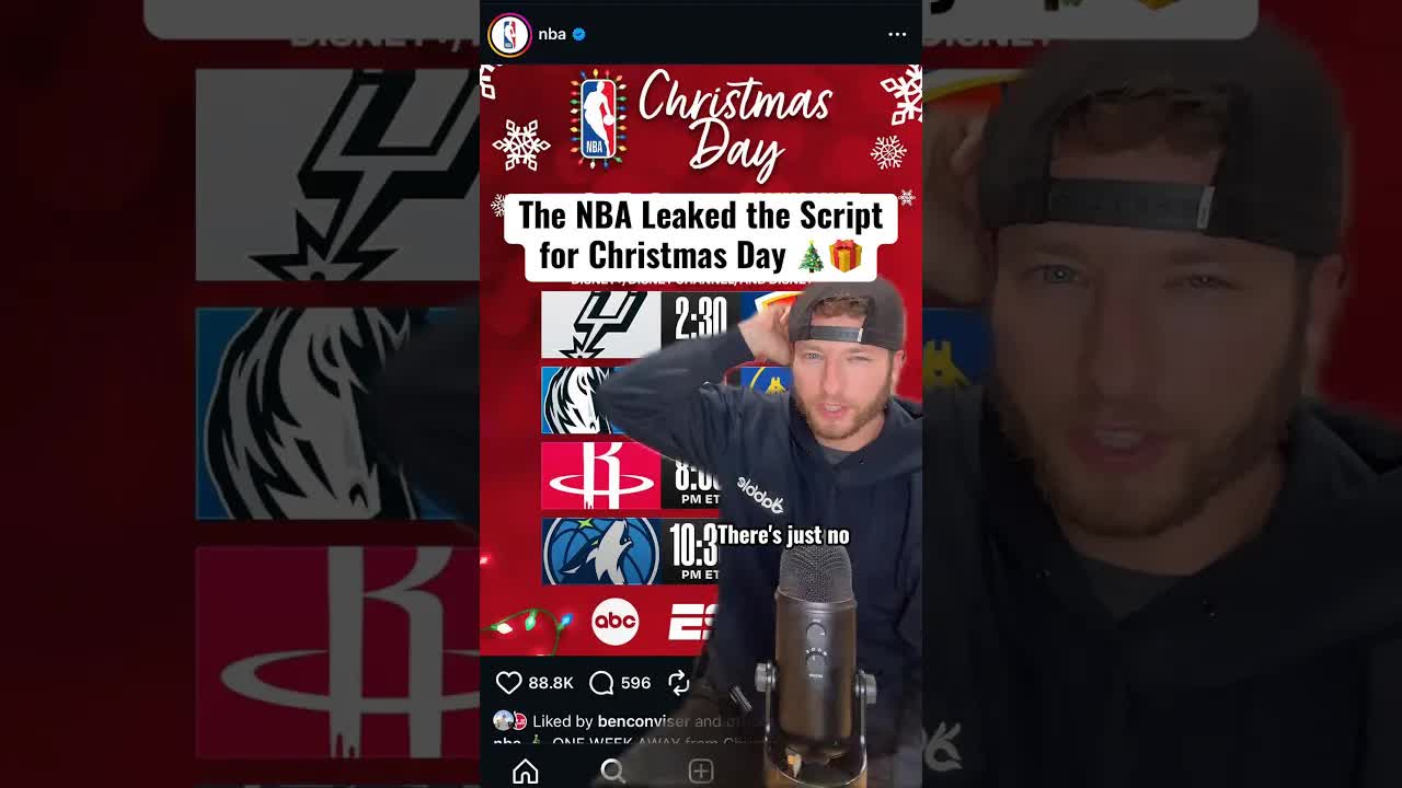 The NBA Leaked the Christmas Script 👀