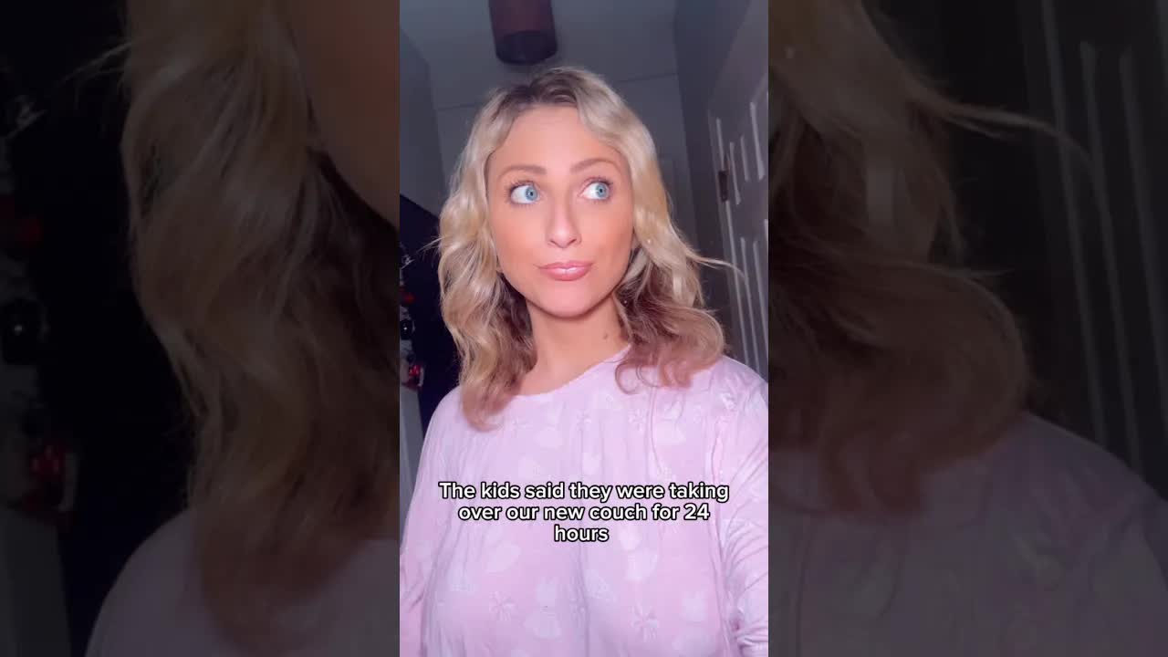 My kids took over our new couch for 24 hours! 😆 We love our Vesper couch from @Belffin_official ❤️