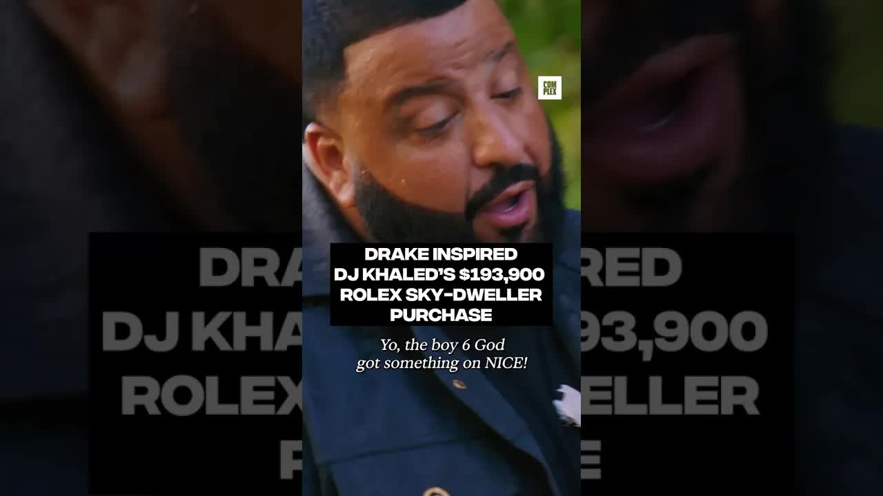Drake inspired DJ Khaled's $193,900 Rolex Sky-Dweller purchase #OnDisplay