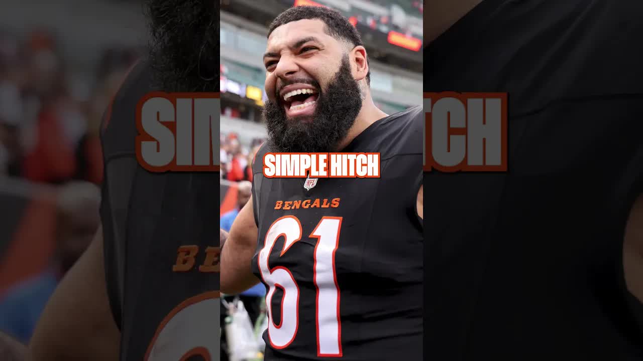 Everybody loves when the big man gets the ball #bengals #cincinnati #nfl #whodey #fyp #fypシ #shorts