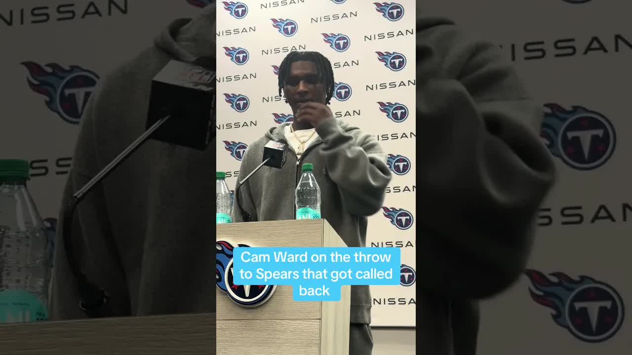 An incredible play for the #Titans that unfortunately got taken away. #camward #quarterback #nfl