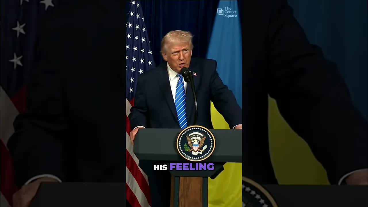 Trump says Russia wants Ukraine to succeed