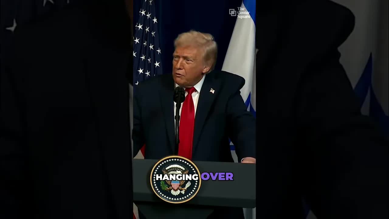 Trump: Without action on Iran, Middle East peace “wouldn’t have been possible”