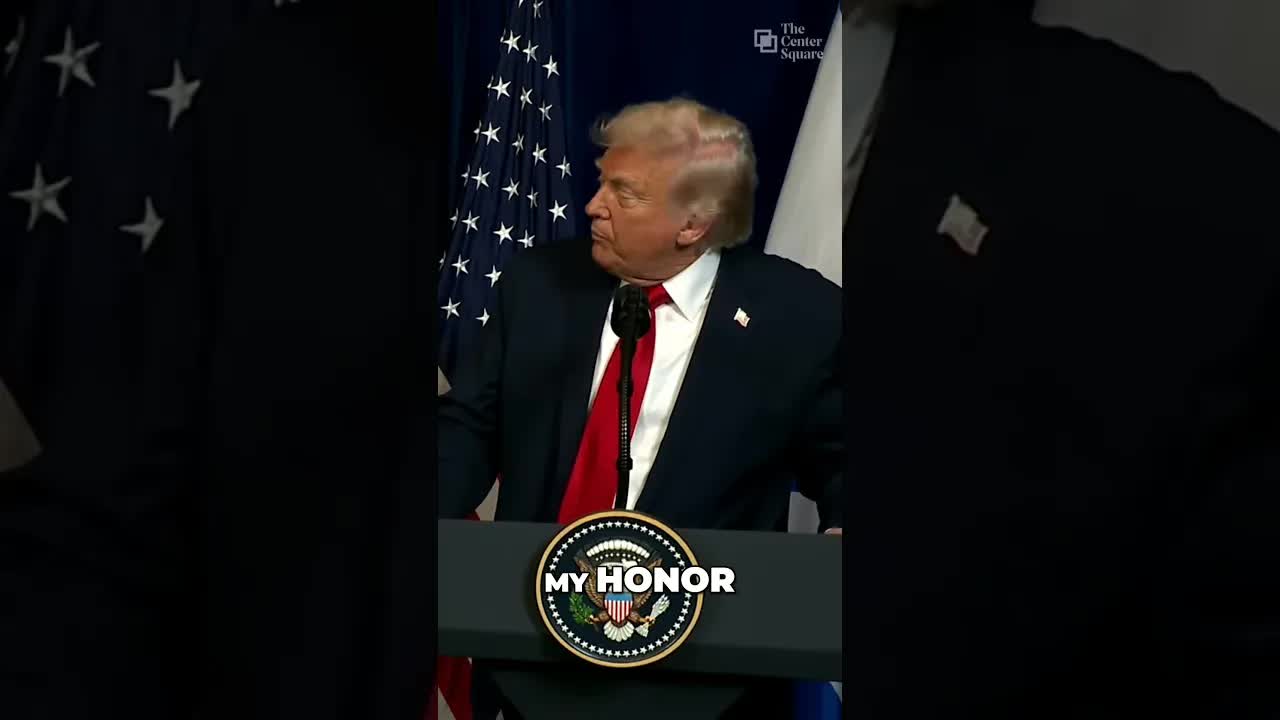 President Trump says Middle East peace is strong, vows to keep it