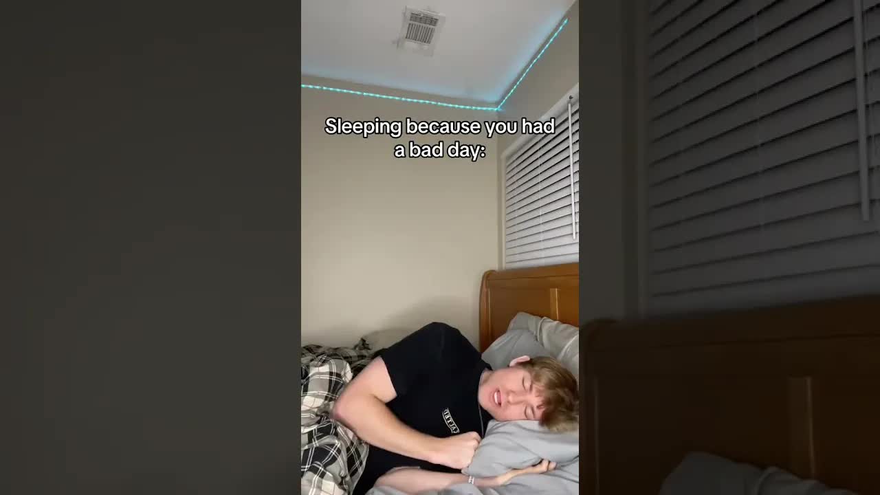 When you sleep to escape reality #relatable