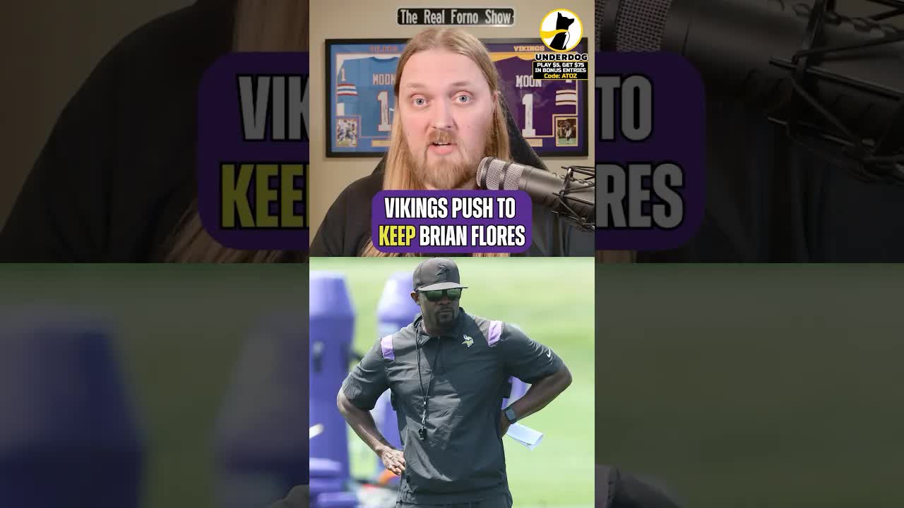 It would be great if the #Vikings could keep Brian Flores. #minnesotavikings #atozsports #nfl