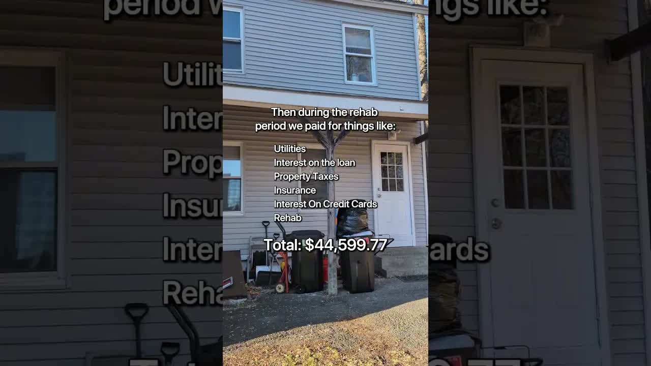 What we thought we would make with our 2nd flip vs what we actually made