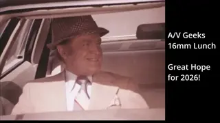 A/V Geeks 16mm Lunch 1-1-2026