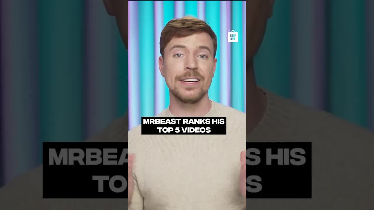 @MrBeast ranks the top five videos he's made #SelfRank
