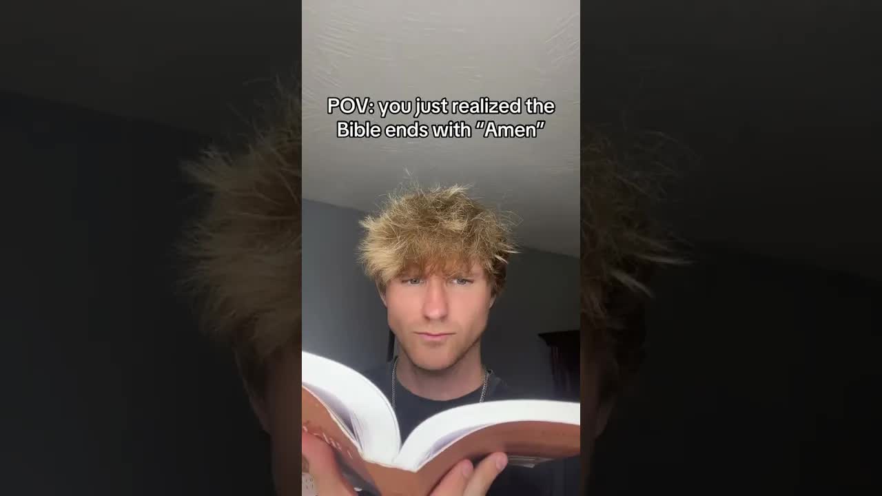 When the Bible ends with amen #relatable