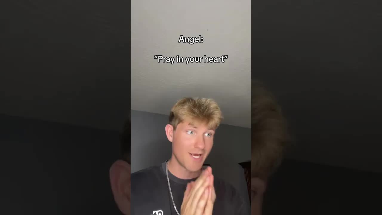 When you pray in a loud voice #relatable