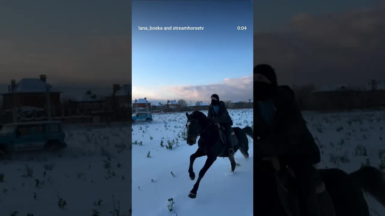 powerful winter rides 🏇