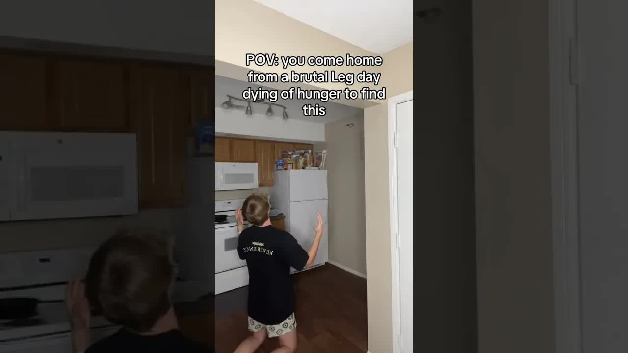 When you come home hungry to this #relatable
