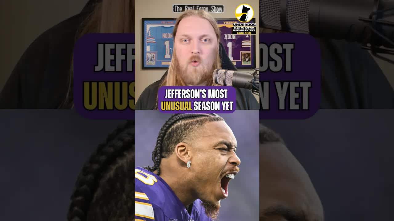 What an interesting season for #Vikings WR Justin Jefferson. #justinjefferson #minnesotavikings #nfl