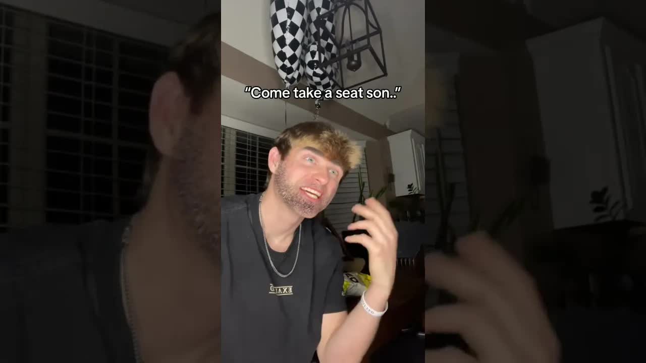 When you see your dad eating alone #relatable