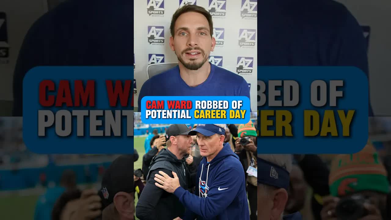 Cam Ward’s injury robs the #Titans QB of final game and a complete offseason