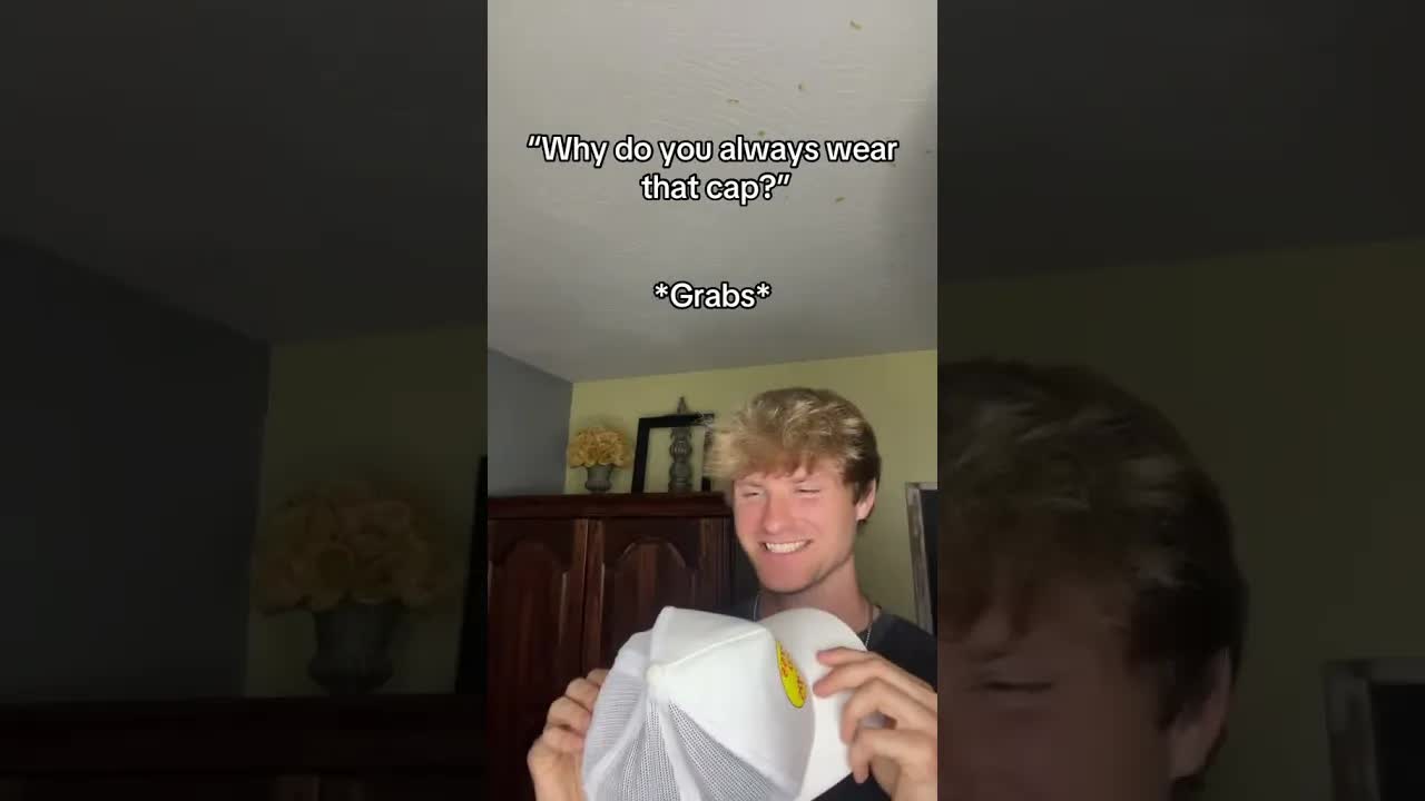 Guy who always wears his cap #relatable