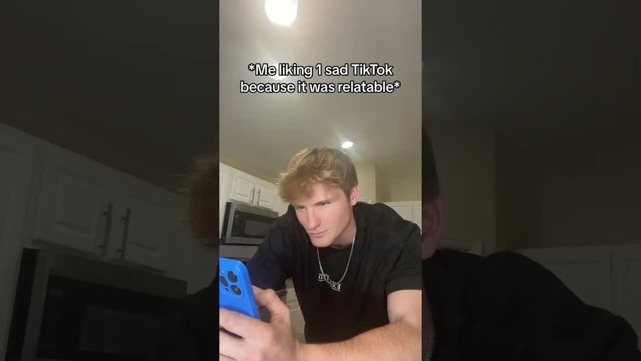 Liking a video because it’s relatable #relatable