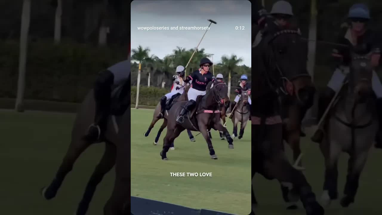 👉 “These girls really mean business” ~ @glenagilmore 🎤 WOW POLO SERIES