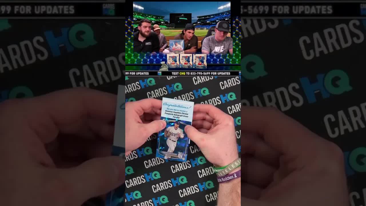 Jack Caglianone and James Tibbs III Pulled a TOP PROSPECT'S Green Sapphire Auto 👀🔥