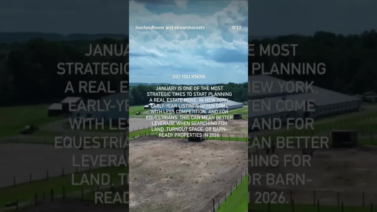 New year, new possibilities 🐎✨🏡 Drone footage by yours truly.