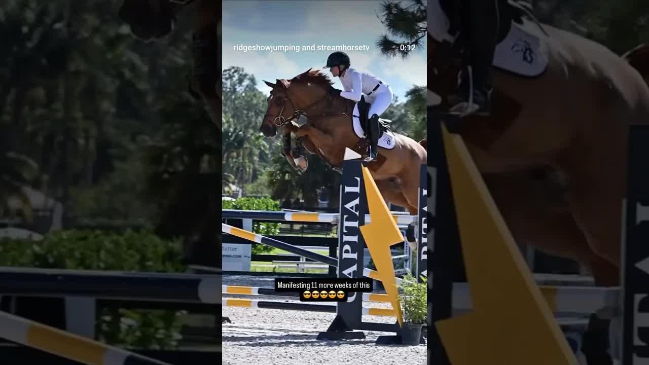 Can’t believe it’s only been a week & we’ve already had these amazing riders, horses & moments! 🤩