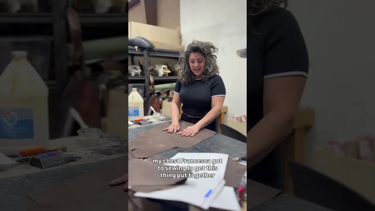 Finally! Making a new apron with Teton Leather