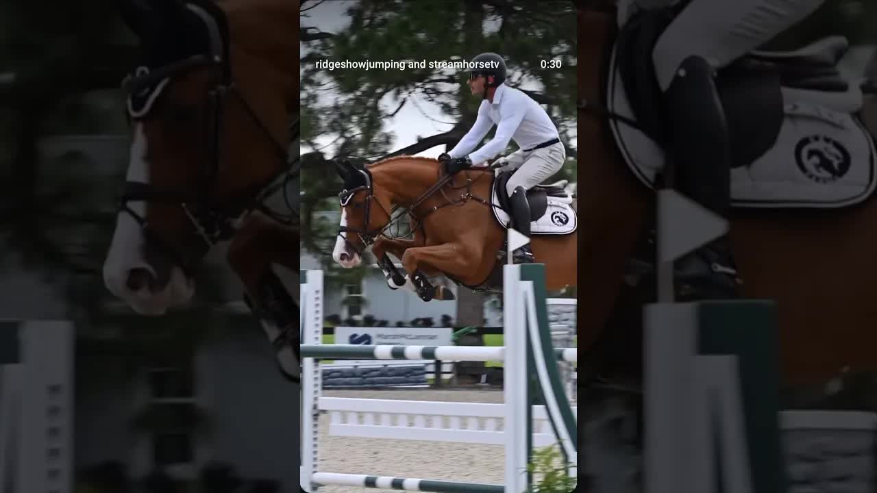 Mark Bluman goes 1-2 in $5,000 1.30M Rising Star Classic, with amazingly fast jump-off times!🥇