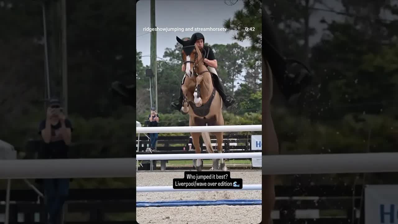 Who jumped it best? 🌊Liverpool/Wave Oxer edition 😎🐎
