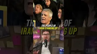 Iranian Protester RIPS Democrats