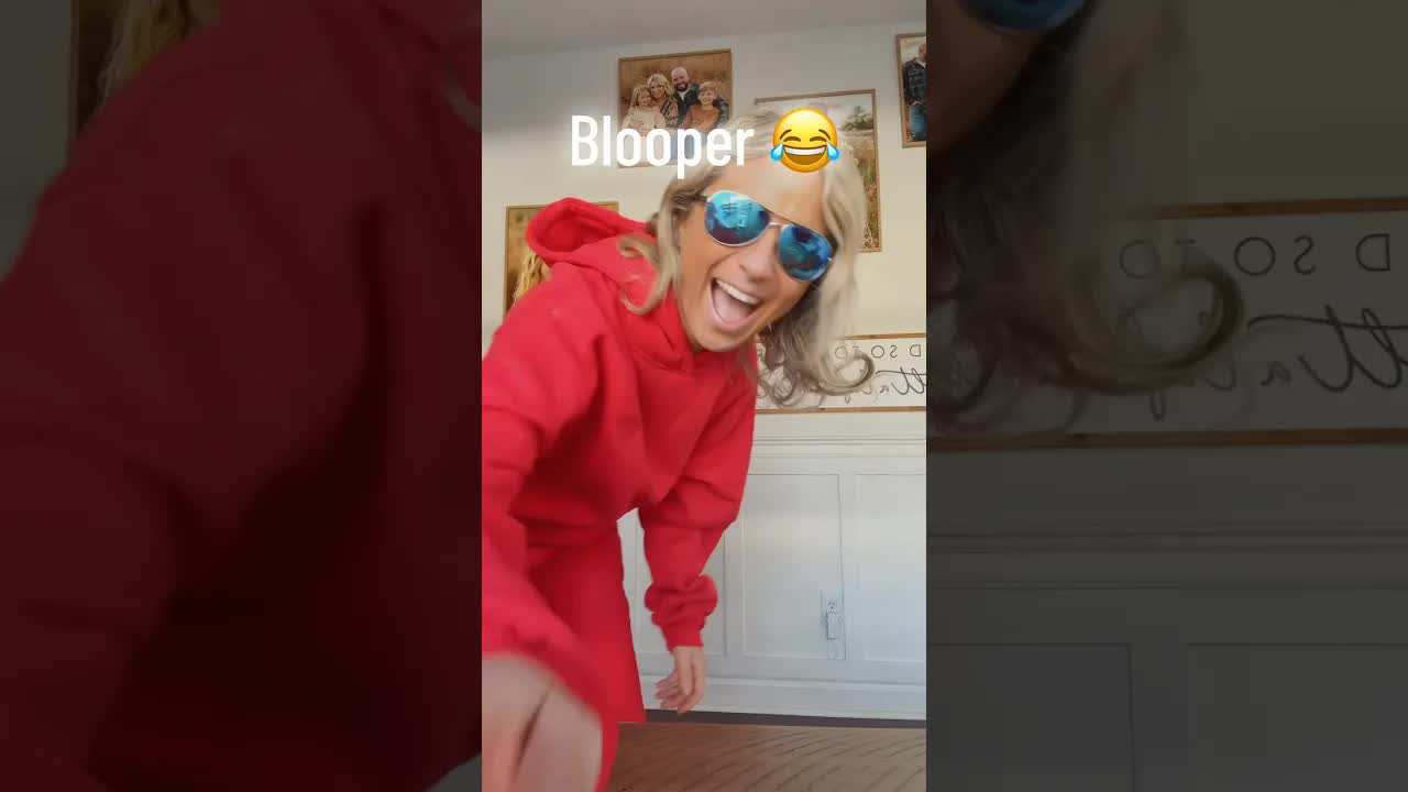 I can’t believe she just did that! 😂😂 #blooper #dance #funny #shorts