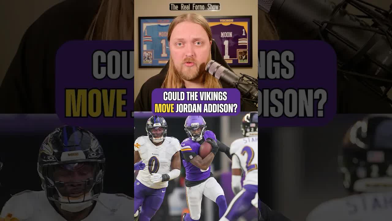 #Vikings WR Jordan Addison could be in a different jersey next year. #jordanaddison #widereceiver