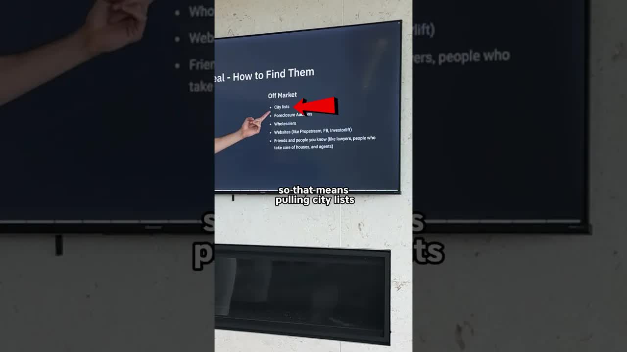 How to find deals in re