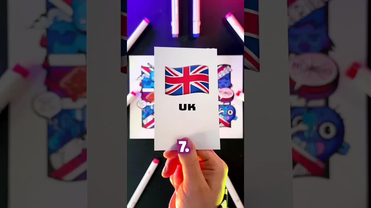 Which country is BEST? | Doodle Flags by Kauczuk