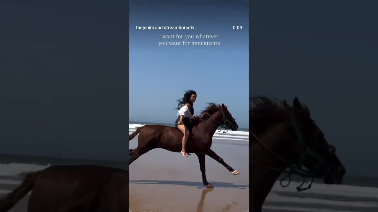 I want for you whatever you want for immigrants 😘