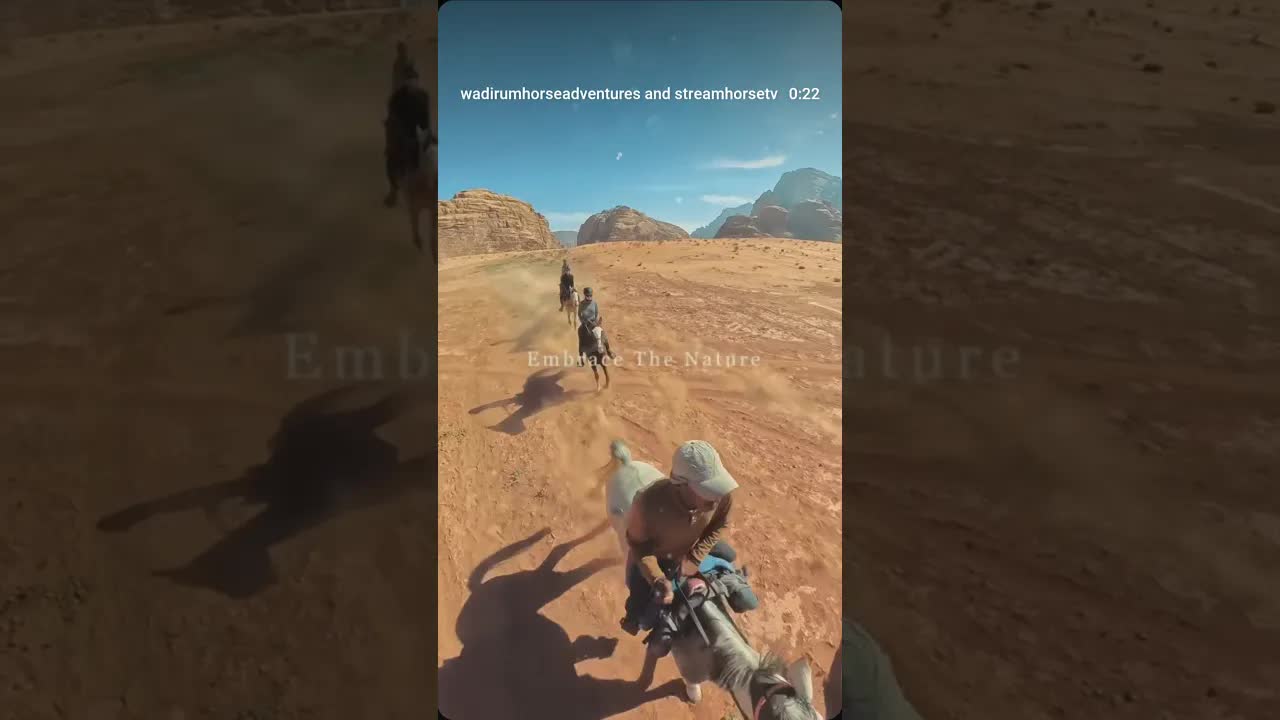 Riding through Wadi Rum 🌄6 days. 1 unforgettable adventure. 🐎 Are you ready to feel the freedom?