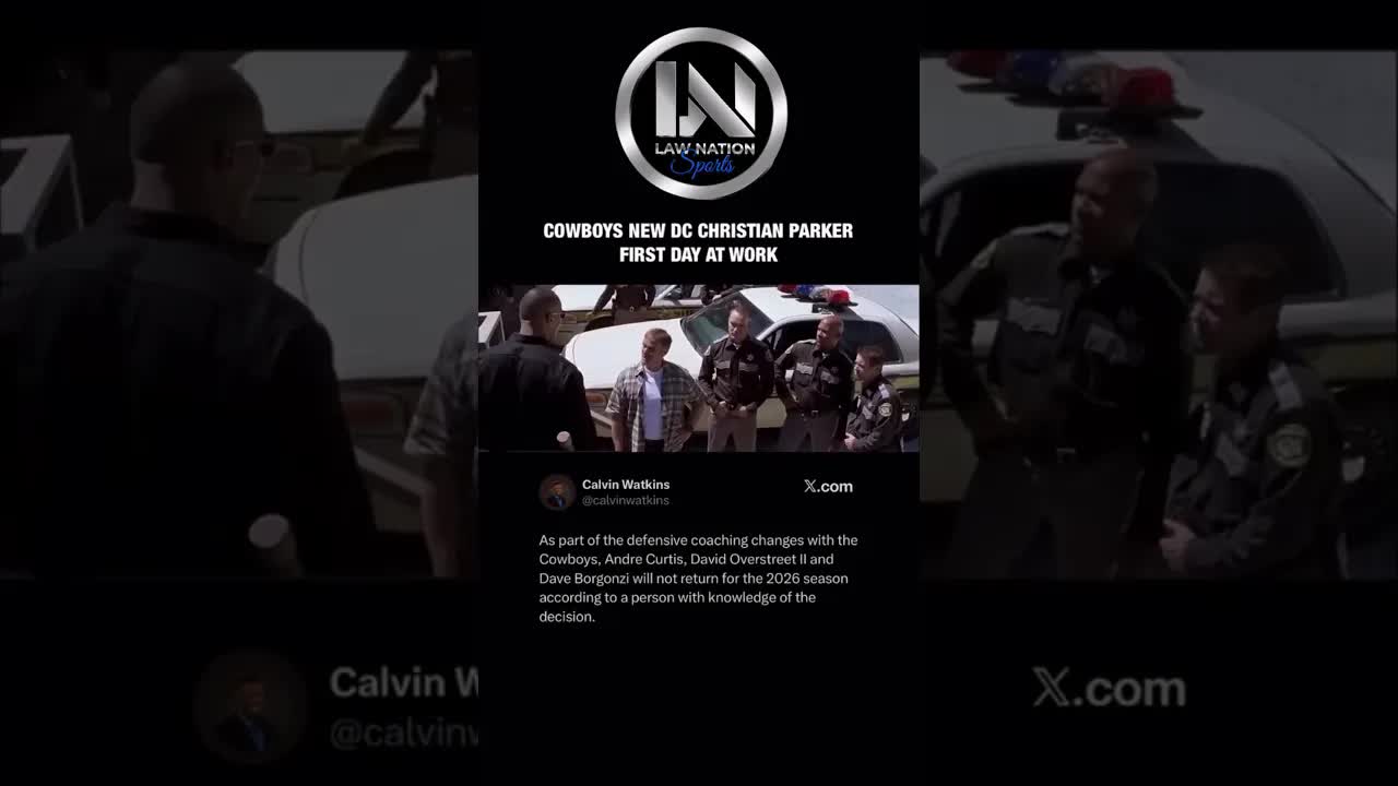 #COWBOYS NEW DC CHRISTIAN PARKERFIRST DAY AT WORK