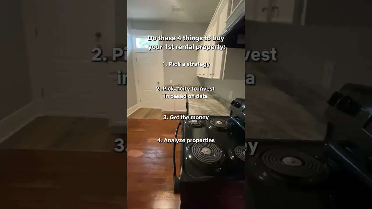 Do these 3 things to buy your first rental property