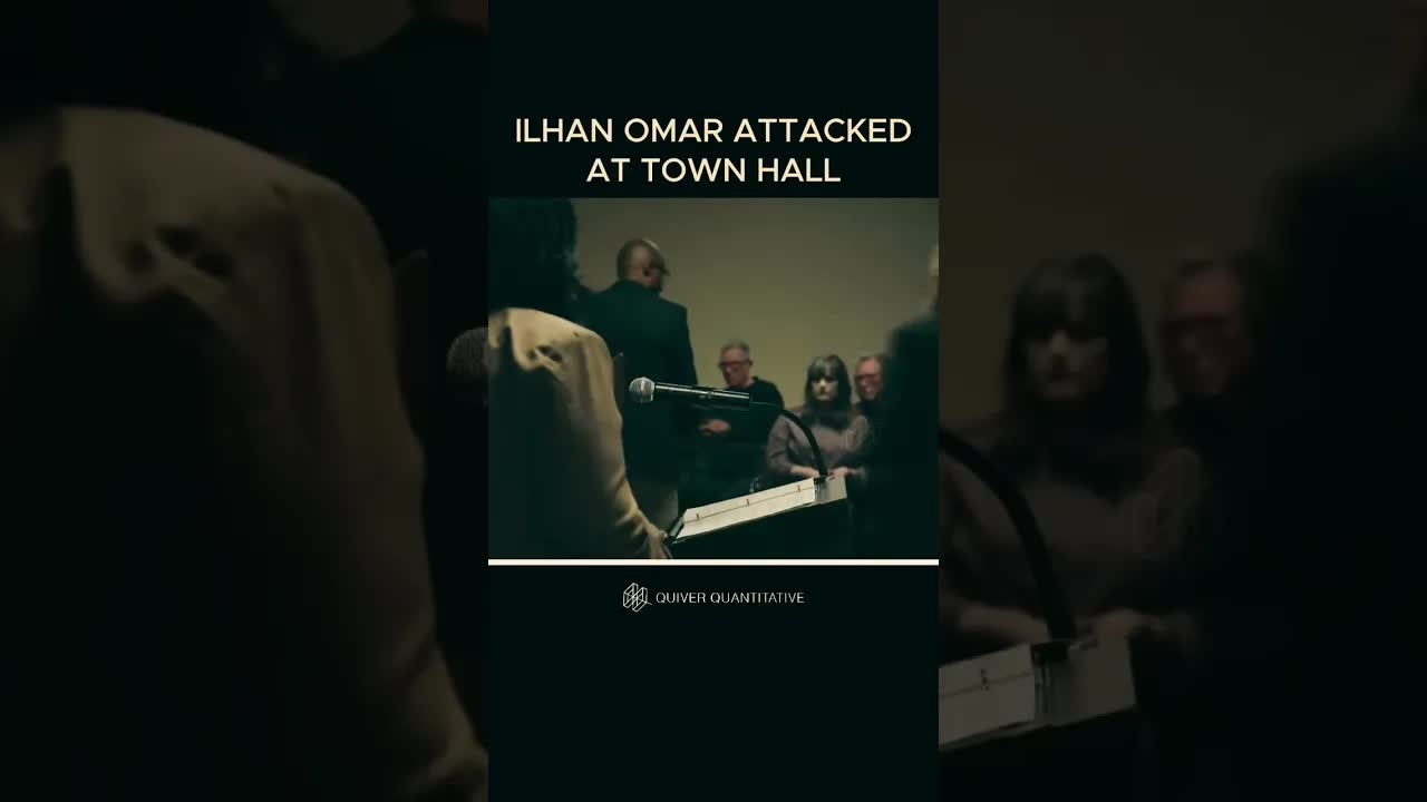 BREAKING: Representative Ilhan Omar was just attacked at her town hall