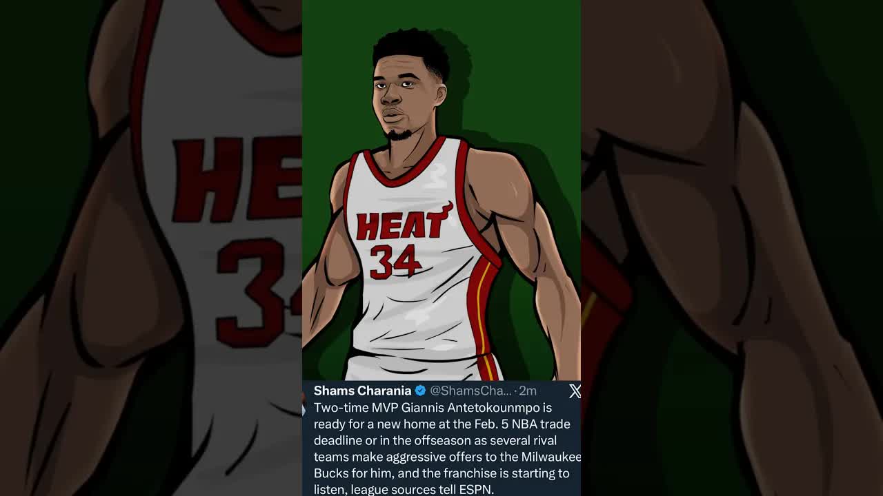 The Greek Freak is ready to move on… where will he go?! #giannisantetokounmpo #nbanews