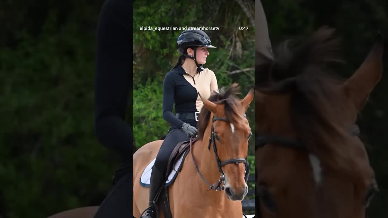 Latest obsession: technical riding shirts from @equestrianclubshop 🤩😎🐎💯