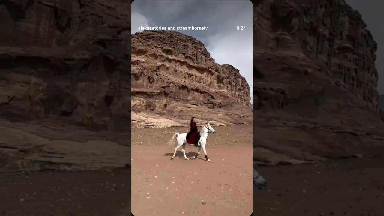 What's better than exploring Jordan's breathtaking landscapes through the ears of a horse? 🐎👌♥️