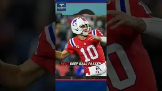 Drake Maye is the BEST deep-ball passer in the NFL 🎯 #drakemaye #newenglandpatriots #patriots #nfl