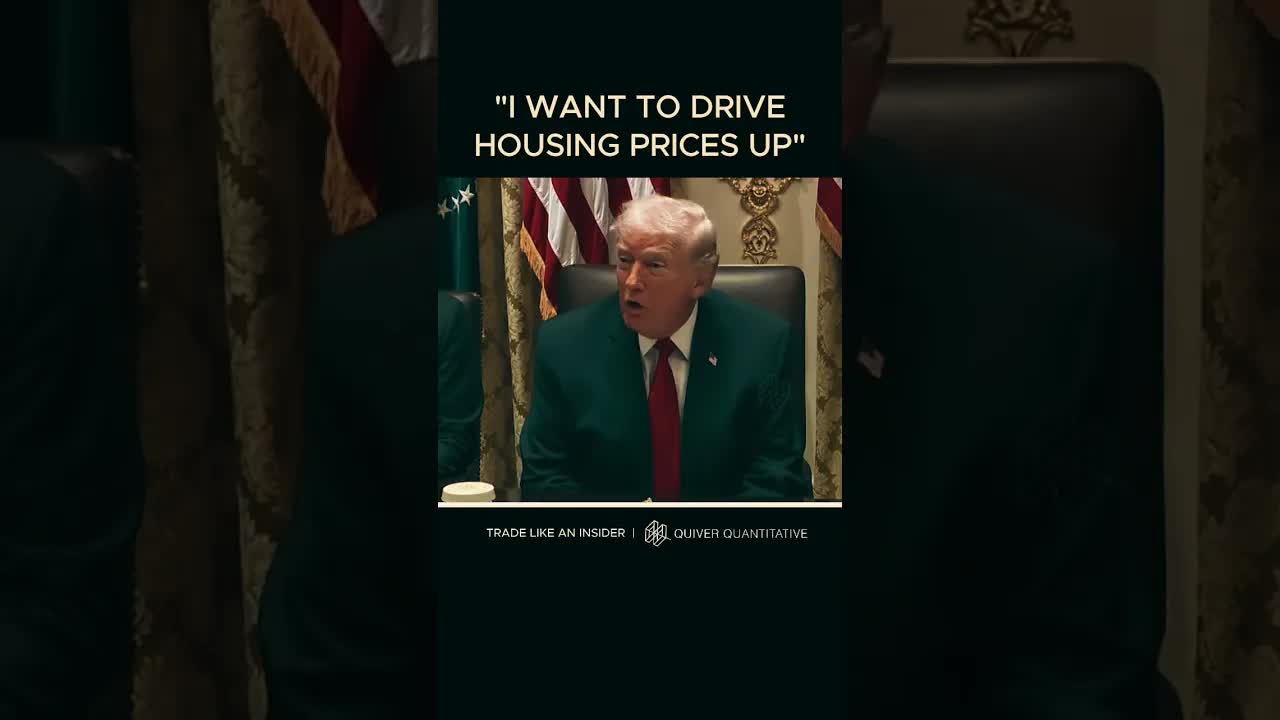 Trump: "I want to drive housing prices up"