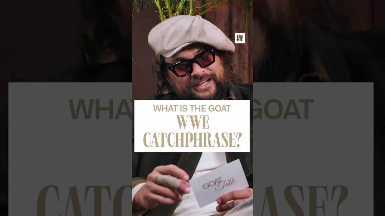Jason Momoa and Dave Bautista debate the GOAT catchphrase #GOATTalk