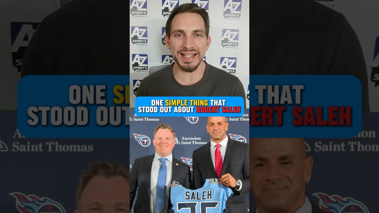 One thing stood out most with Robert Saleh’s first impression as #titans HC