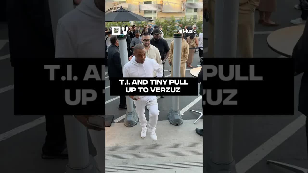 T.I. and Tiny pull up to #VERZUZ