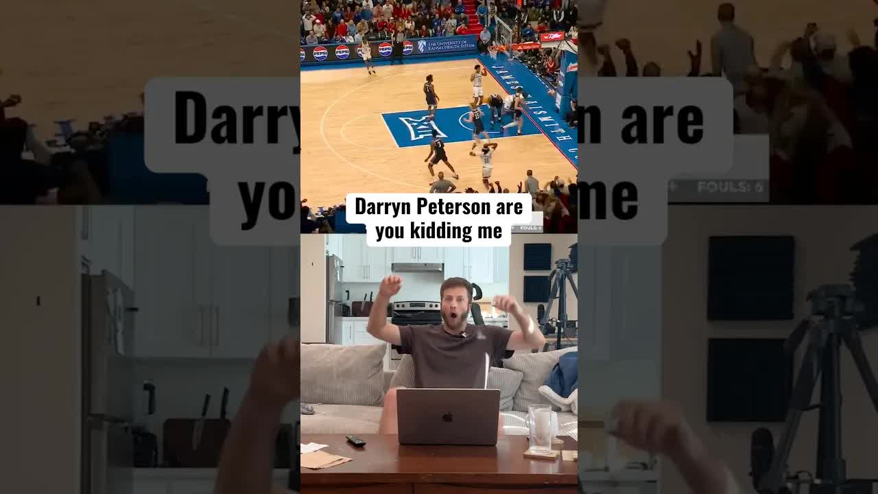 Darryn Peterson DUNKS ON BYU 🤯