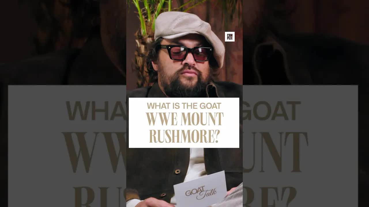 What is the GOAT WWE Mount Rushmore? #GOATTalk