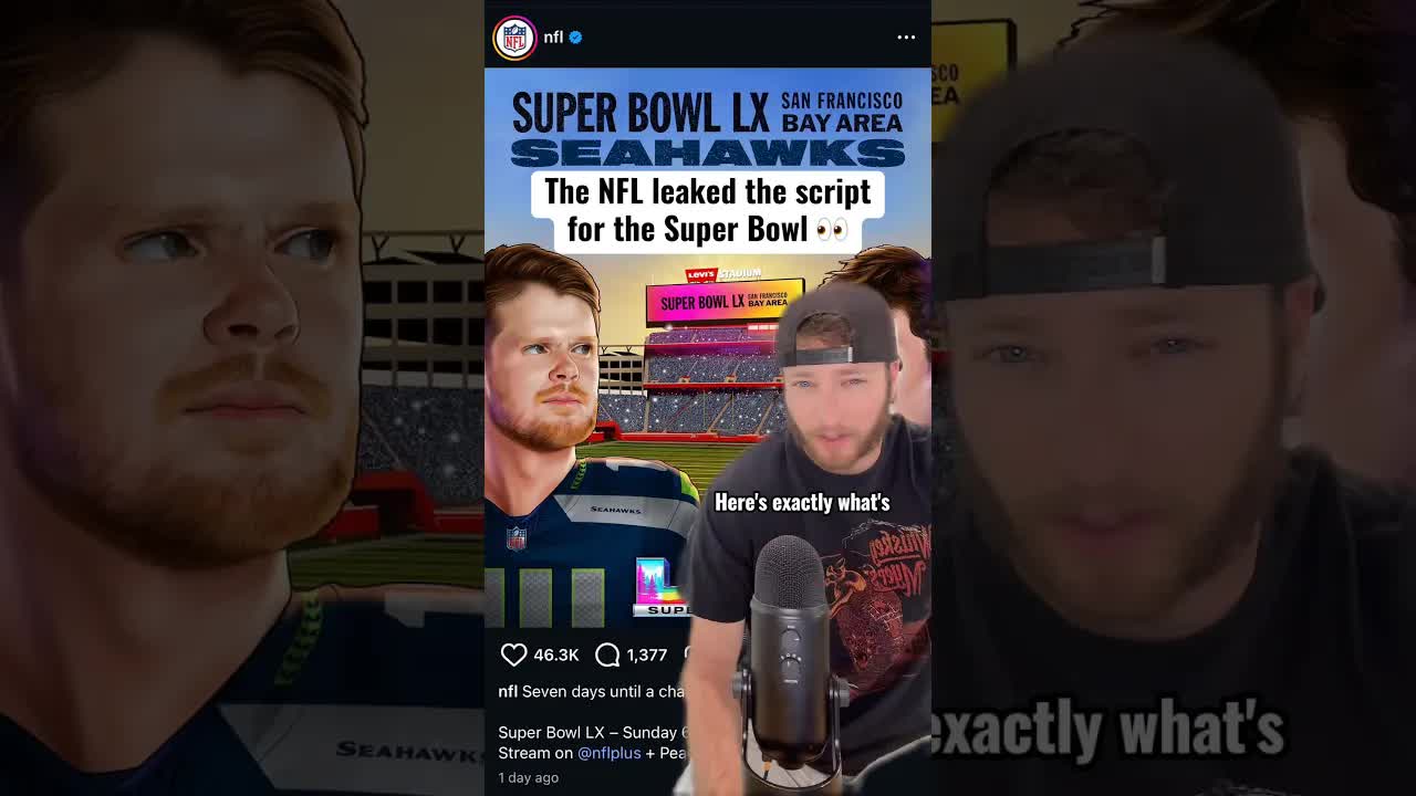 The Script for Super Bowl LX ✍️